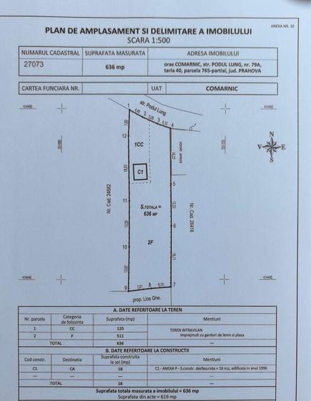 Teren intravilan de vanzare Comarnic, strada Podul Lung -Prahova - 4