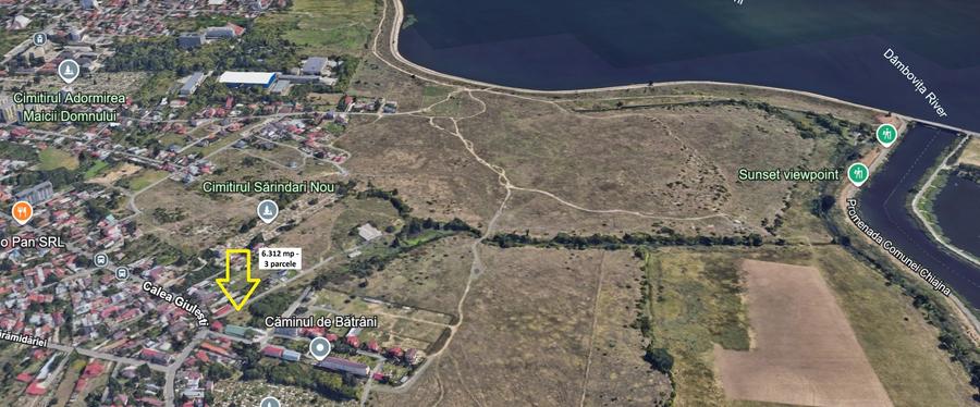 TEREN DE VANZARE - 6.312 MP - FÂNTANA DOMNEASCĂ - Dezvoltare Majoră lângă Lac - 1