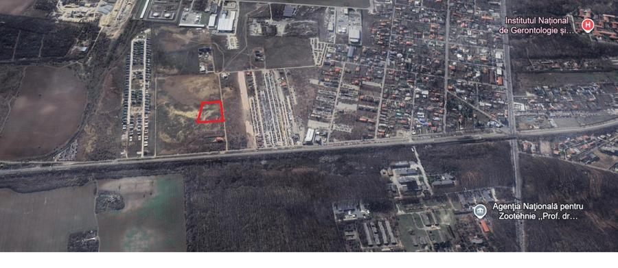 Otopeni-Ferme, teren intravilan 3.415mp, 46.65ml deschidere - 6