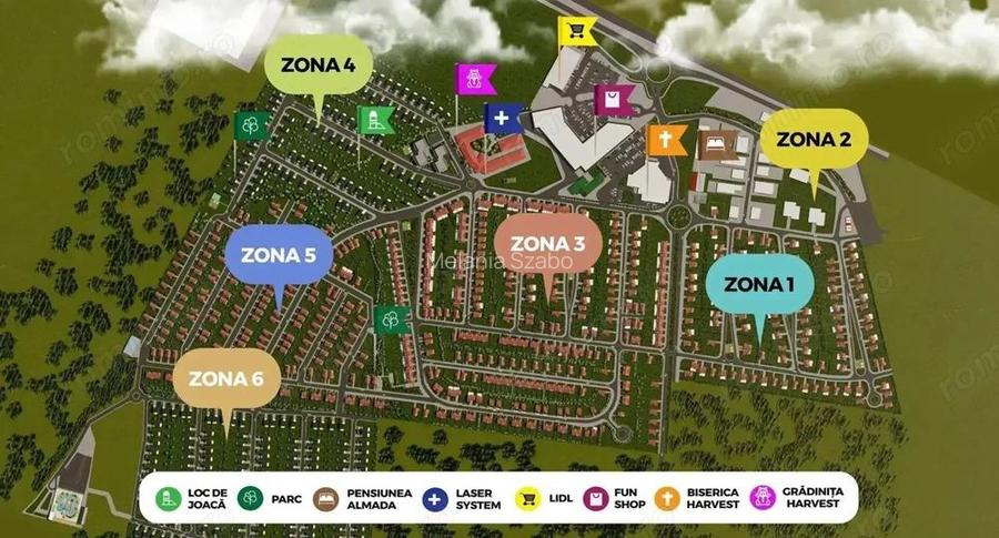 Teren de 577 mp de vanzare cu toate utilitatile la cheie.