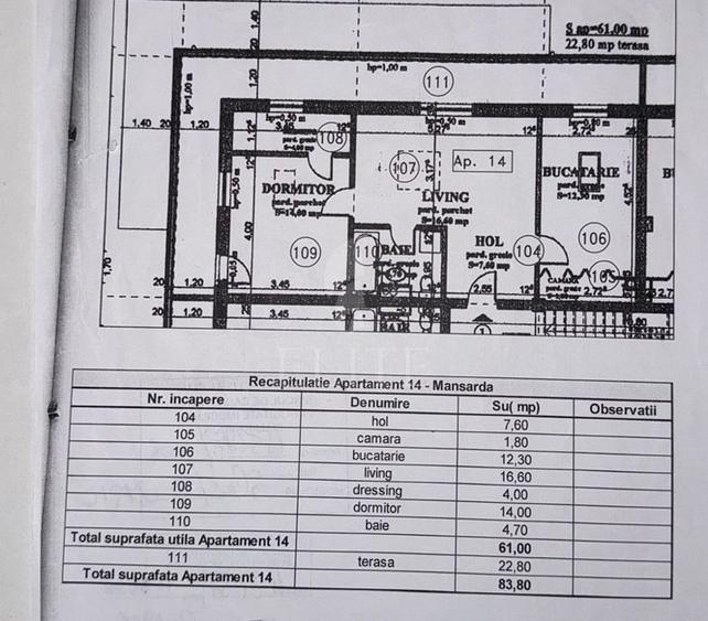 Apartament 3 camere în zona CALEA TURZII - 17