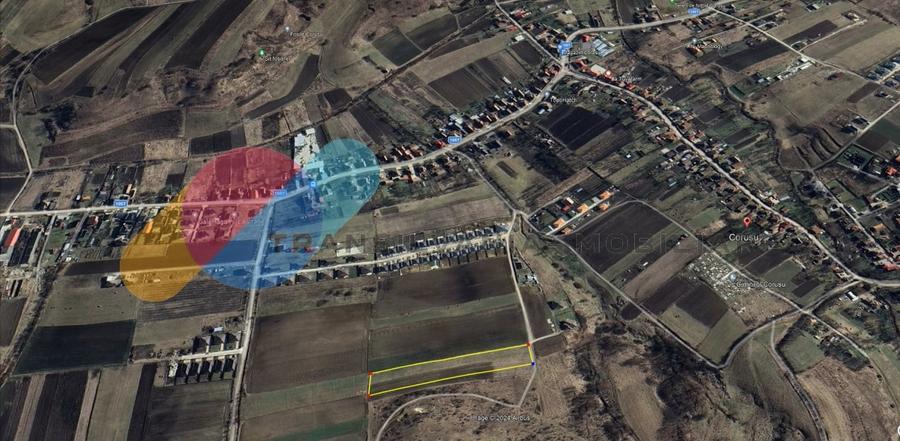 Teren intravilan 4.666 mp, zona Corusu - 1