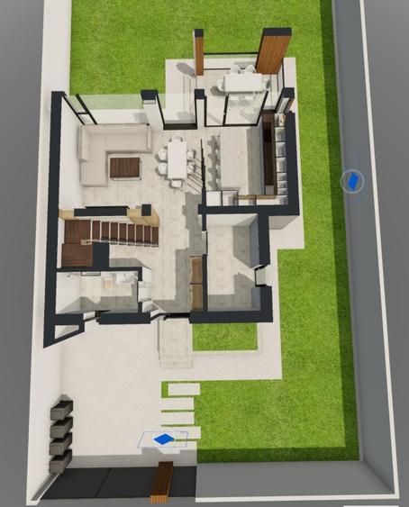 Casa P+1, 374 MP teren, 124,95 MP utili - 6