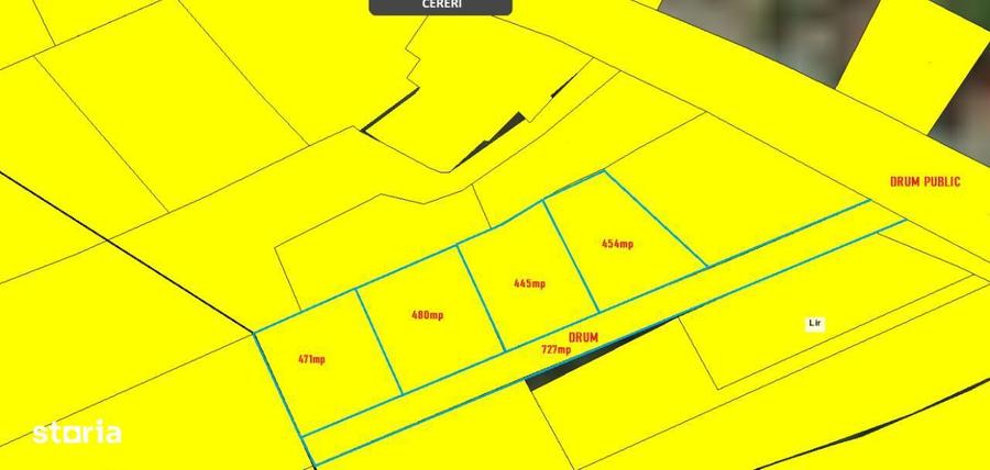 Teren pentru constructii str. Oasului 2.500mp / 4 parcele - 1