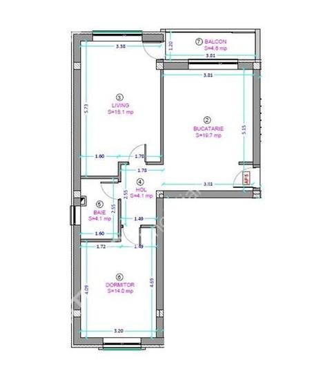 Apartament cu 2 camere decomandate si balcon etaj 1 zona Semaforului - 3