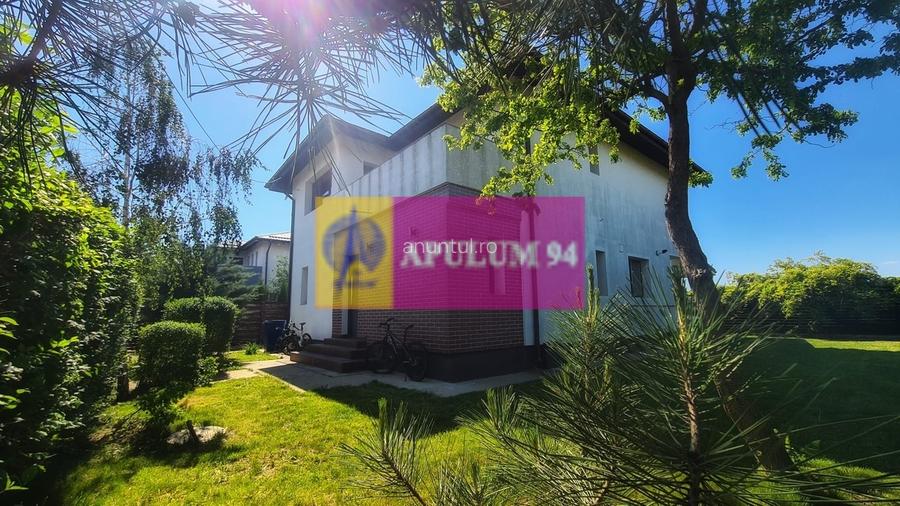 Sabareni, vila 2018, P+1+pod, curte 440 mp, aproape de padure