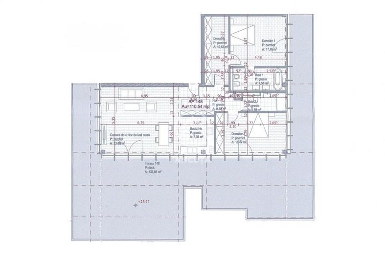 Penthouse in Sopor | de vanzare | 110 mp + 138 terasa | semifinisat - 7