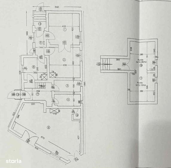 Casa ?i spa?iu comercial, deschidere 2 strazi - 3