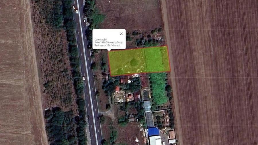 Teren agricol extravilan de 2000 mp, în 23 August