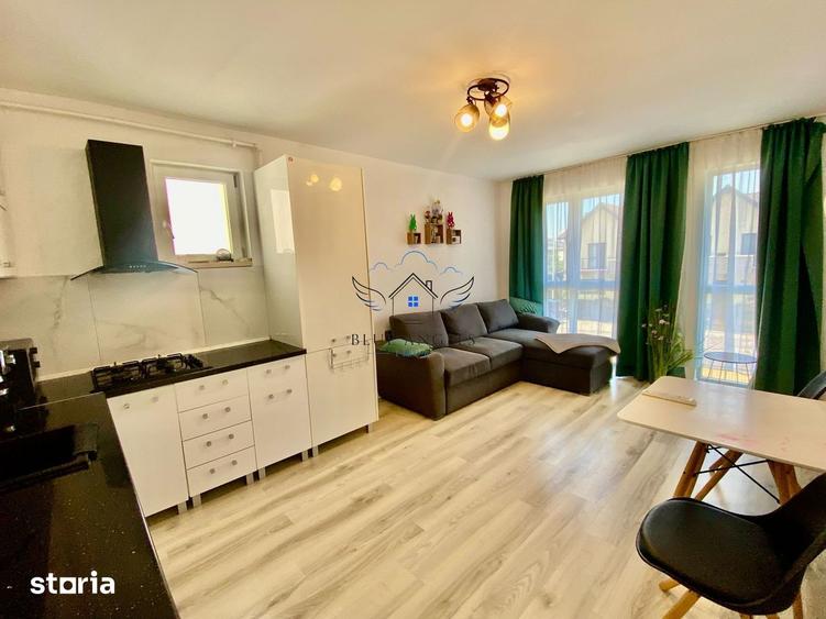 Apartament cu 2 camere, mobilat în Sânpetru