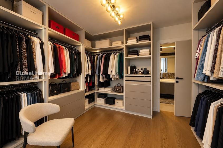 Penthouse cu 4 camere decomandat, mobilat în Herăstrău