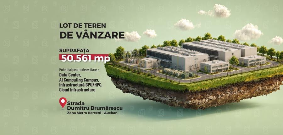 Teren Construcții intravilan de 50561 mp, în Berceni