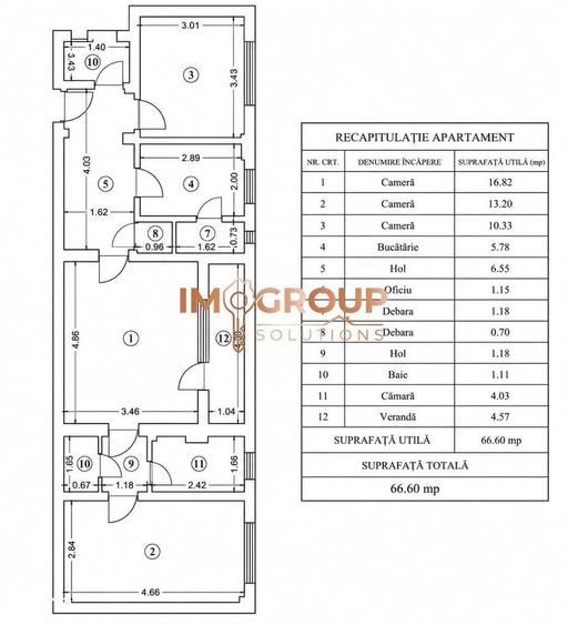 Tatarasi - Etaj Intermediar - 3 Camere 70 Mp - Fara Risc - 1