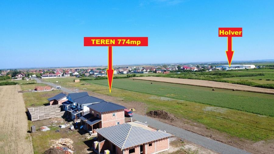 Teren Construcții intravilan de 774 mp, în Remetea Mare