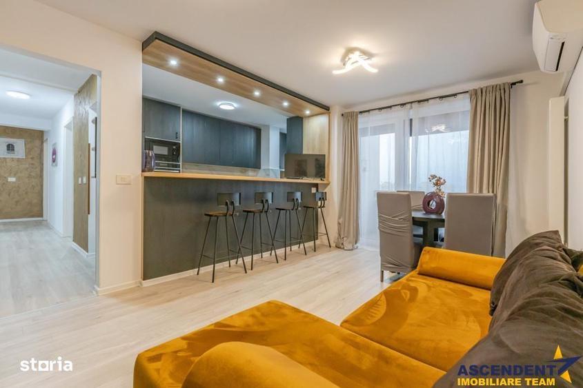 Apartament cu 3 camere, mobilat în Tractorul