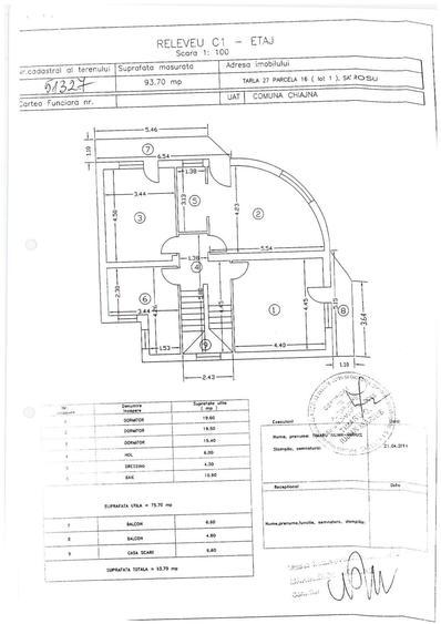 Casă cu 4 camere cu Teren 250 Mp în Chiajna
