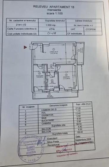 Apartament cu 2 camere decomandat, mobilat în Est