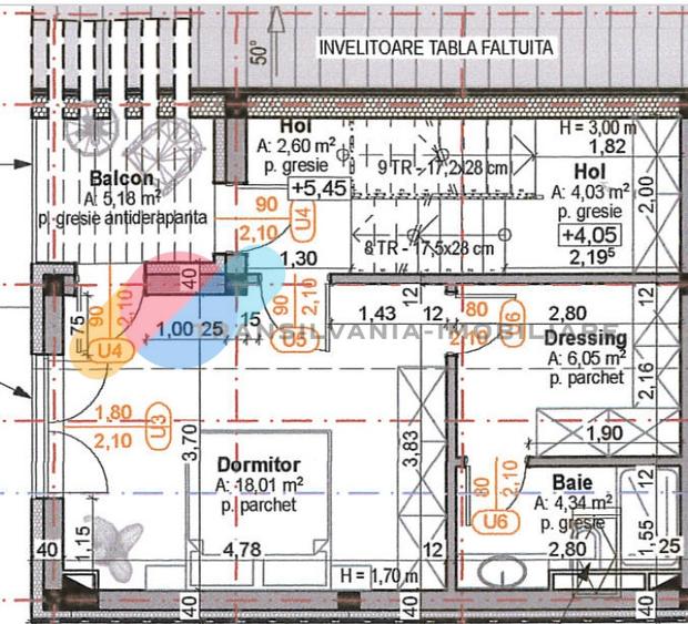 Duplex cu 4 camere cu Canalizare în Dâmbul Rotund