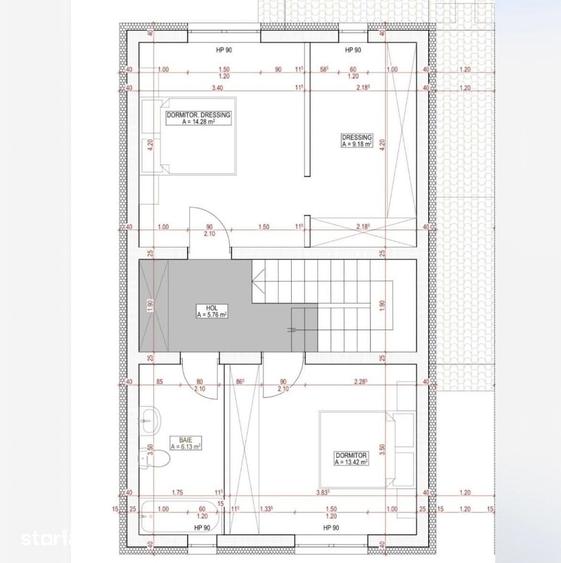 Duplex despartit prin cam tehnica | 4 camere | 115mp | Calea Urseni - 13