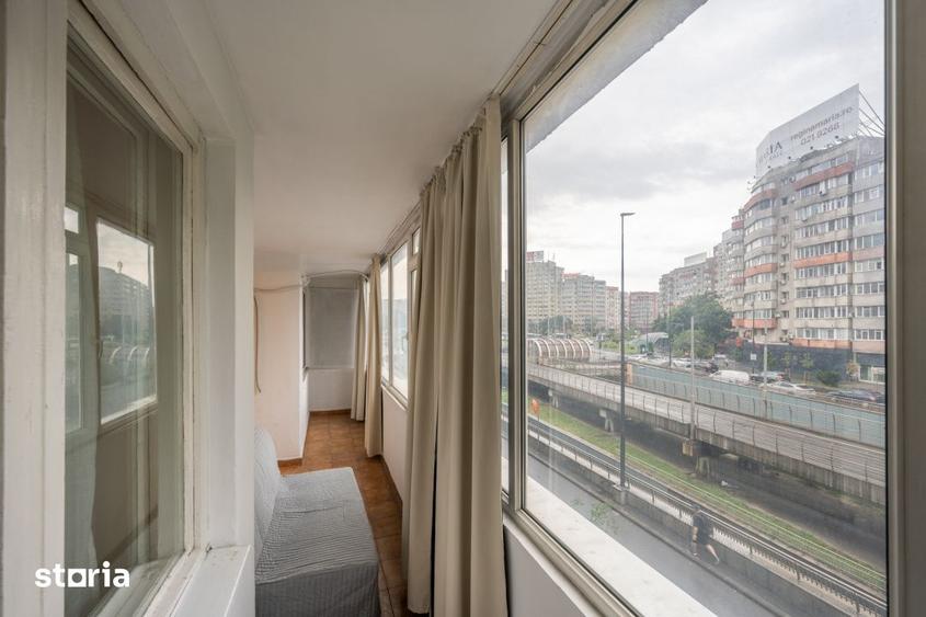 Metroul la doi pasi. 2 camere si un balcon de 10 mp, fix la Obor - 9