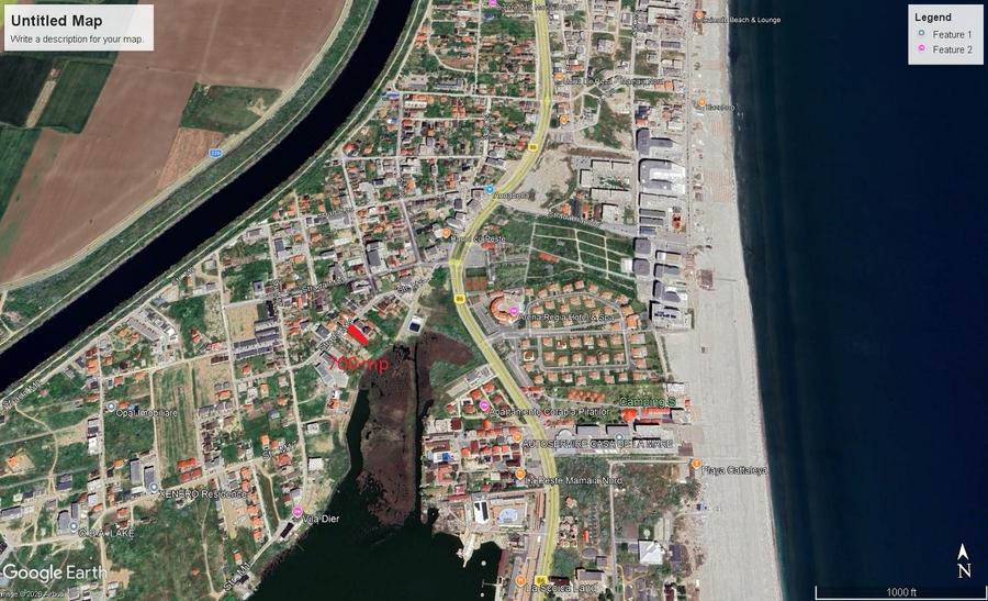 Teren Construcții intravilan de 700 mp, în Mamaia-Sat