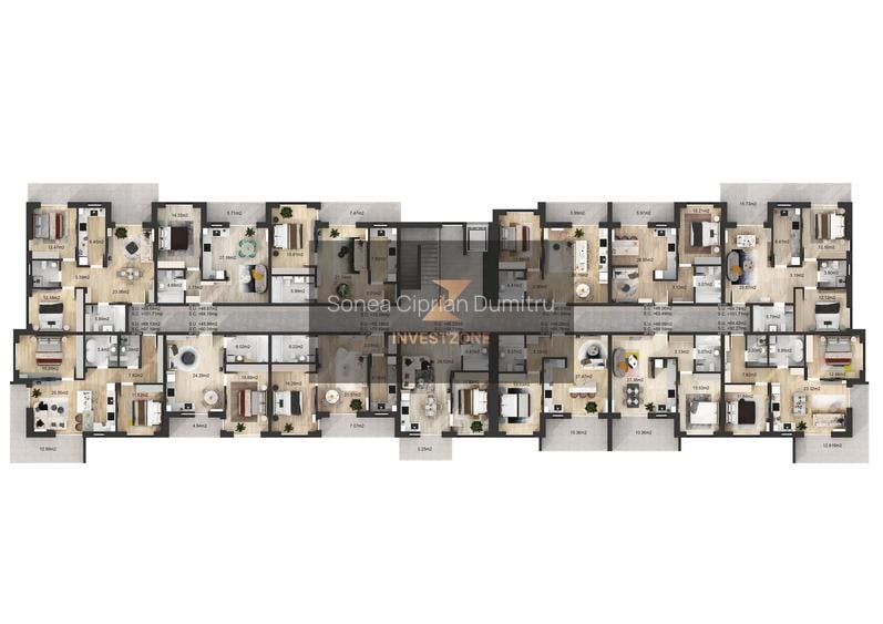 Apartament nou, 3 camere in complexul Riviera Oradea