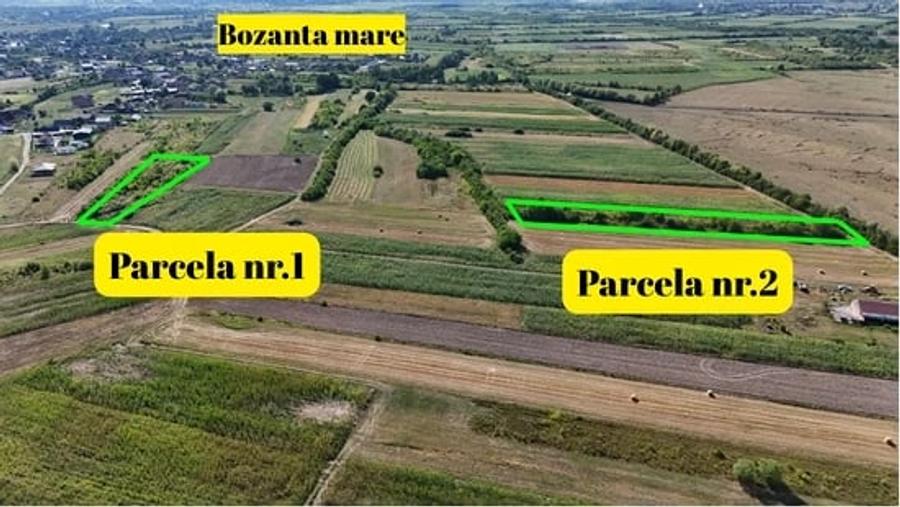 Teren de 8339 mp, în Bozânta Mare
