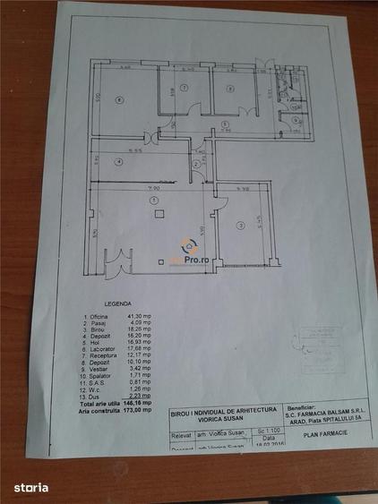 Spațiu comercial, de 146 mp, în Central