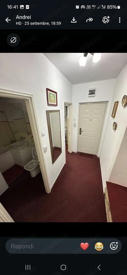 Apartament cu 2 camere semidecomandat în Central