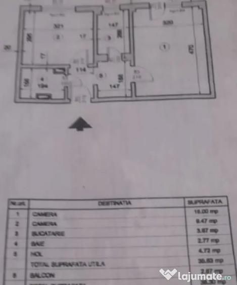 Apartament cu 2 camere decomandat în Colentina