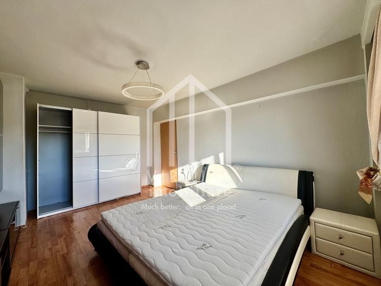 Apartament cu 3 camere semidecomandat, mobilat în Central