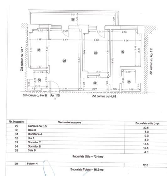 Inchiriere apartament 3 camere - 6
