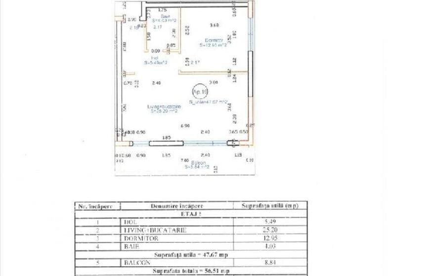 Apartament 2 camere Mobilat City Residence Balanta Sibiu - 8