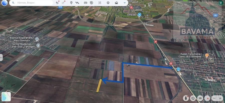 Teren Construcții extravilan de 10000 mp, în Hărman