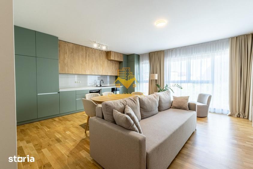 Apartament cu 2 camere, mobilat în Între Lacuri
