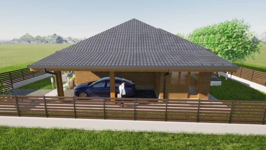 Casă individuală cu 4 camere cu Teren 725 Mp în Exterior Nord
