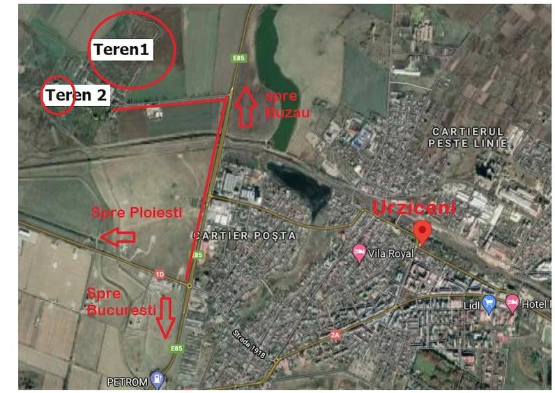 Teren de 15000 mp, în Central