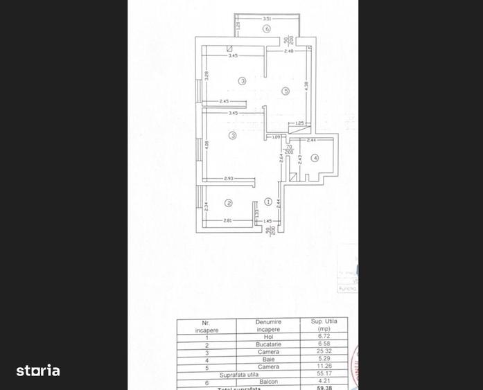 Apartament cu 3 camere în Copou