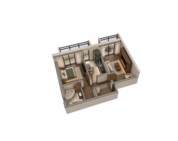 Apartament cu 2 camere decomandat în Cug
