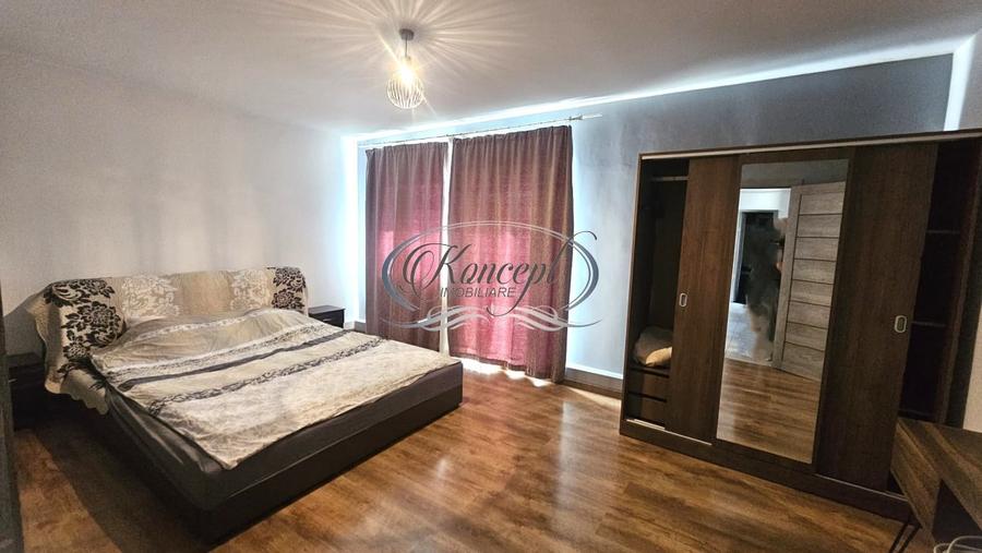 Apartament cu 3 camere decomandat, mobilat în Între Lacuri