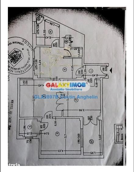 Apartament cu 3 camere în Cișmigiu