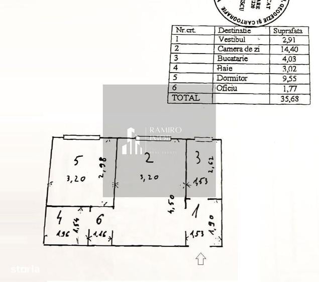 Apartament cu 2 camere semidecomandat în Progresul