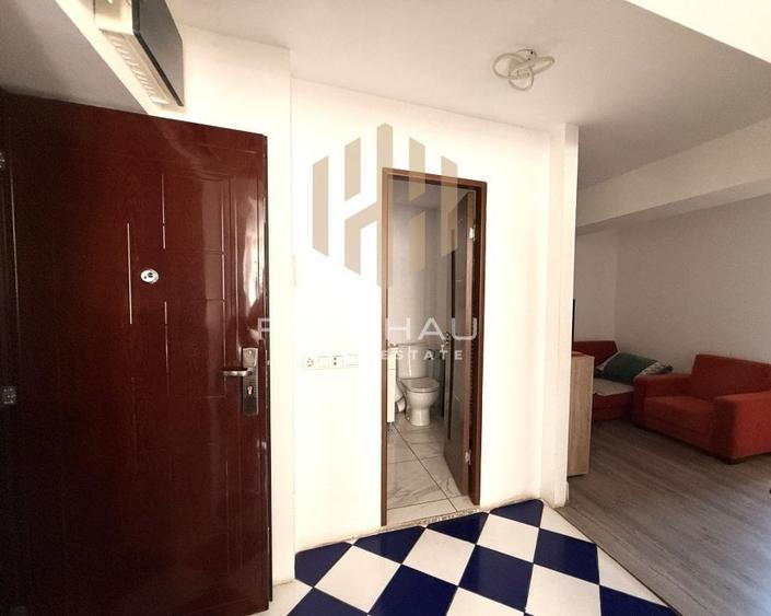 Apartament cu 3 camere semidecomandat, mobilat în Progresul