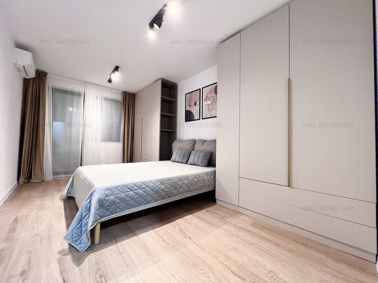 Apartament cu 2 camere semidecomandat, mobilat în Pipera