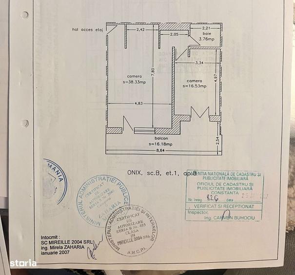 Apartament cu 2 camere în Central
