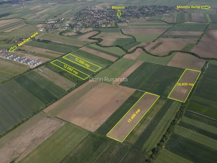 Terenuri Intravilane pentru Dezvoltare Imobiliara 9 Euro/mp