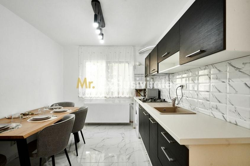 Apartament cu 3 camere semidecomandat, mobilat în Găvana