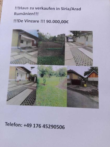 Casă cu 4 camere în Șiria