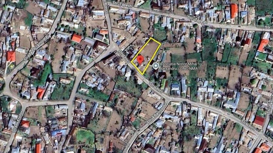 Teren Construcții intravilan de 1500 mp, în Braniștea