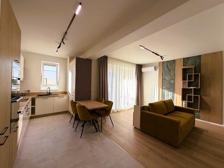 Apartament cu 2 camere semidecomandat, mobilat în Tractorul
